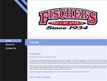 Tablet Screenshot of fischerssports.com